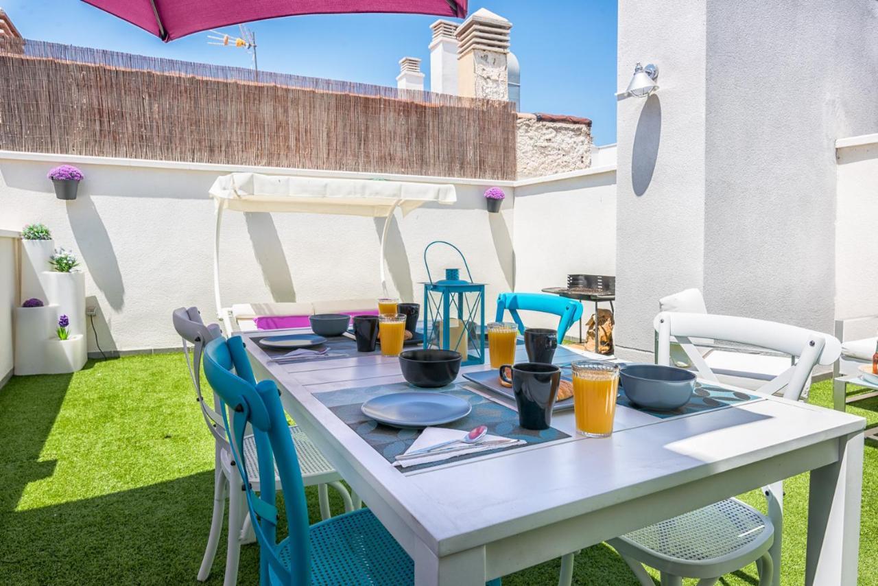マラガAtico Con Terraza Ac 1Hab En El Centro Y Piscina Comunitariaアパートメント エクステリア 写真